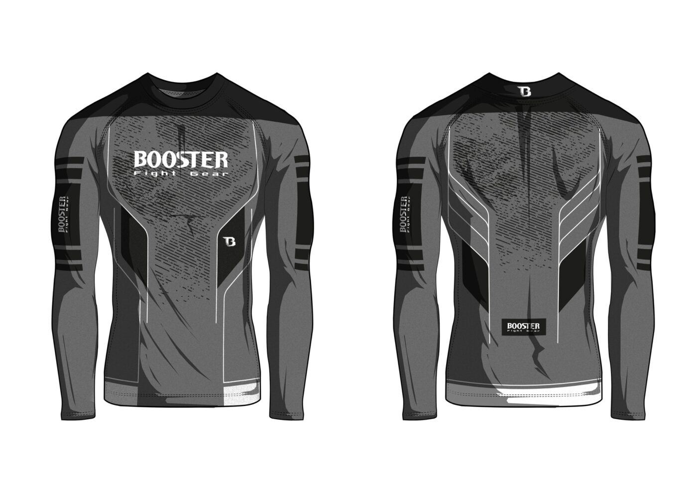 Booster Delta Rashguard voor Combat Sports (DELTA 4 RG)