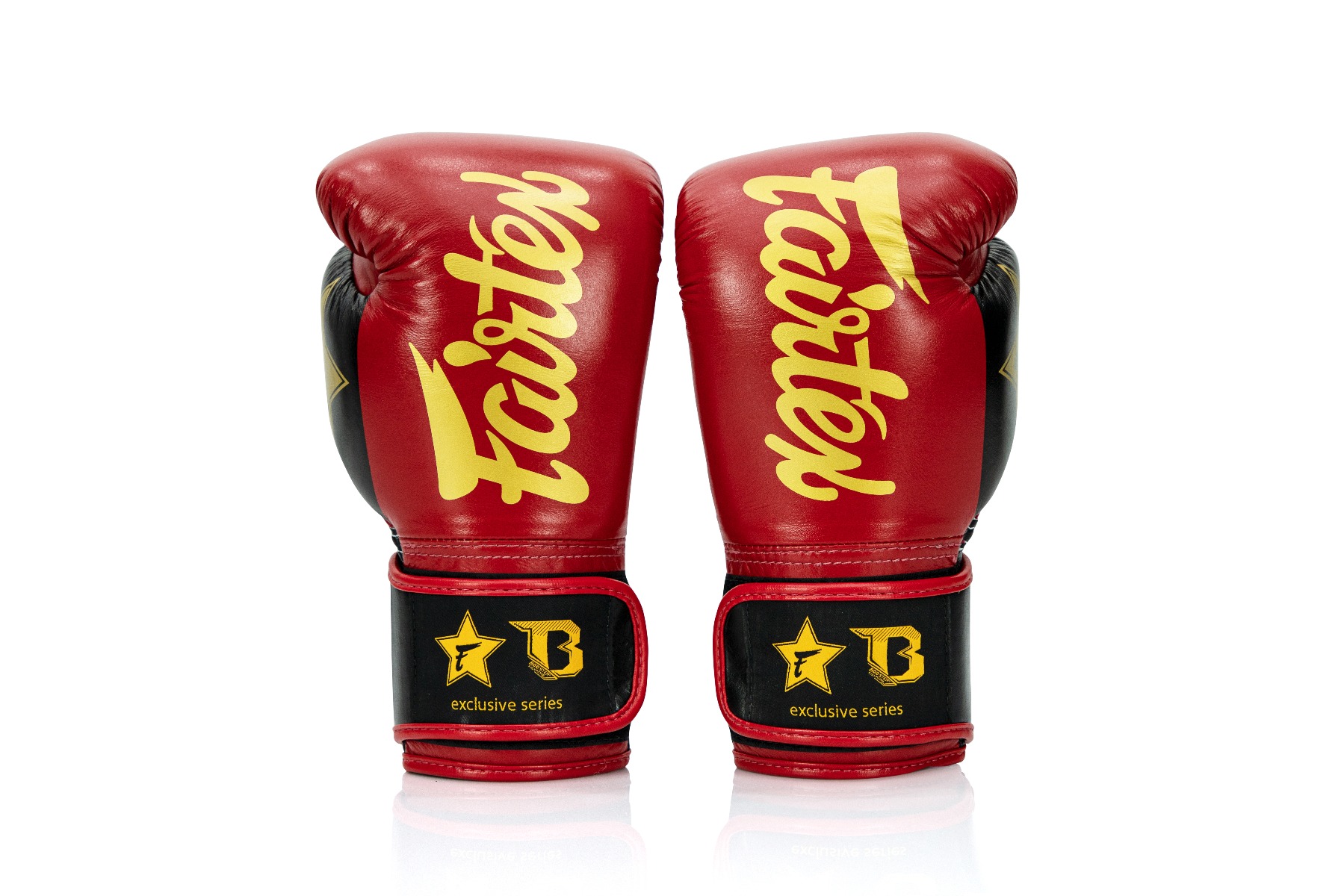 Fairtex X Booster Kickbokshandschoenen Rood/Zwart (FXB BG V2 RD BK GD)