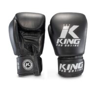 King Pro Boxing Kickbokshandschoenen Zwart (KPB BGVL 3 BLACK)