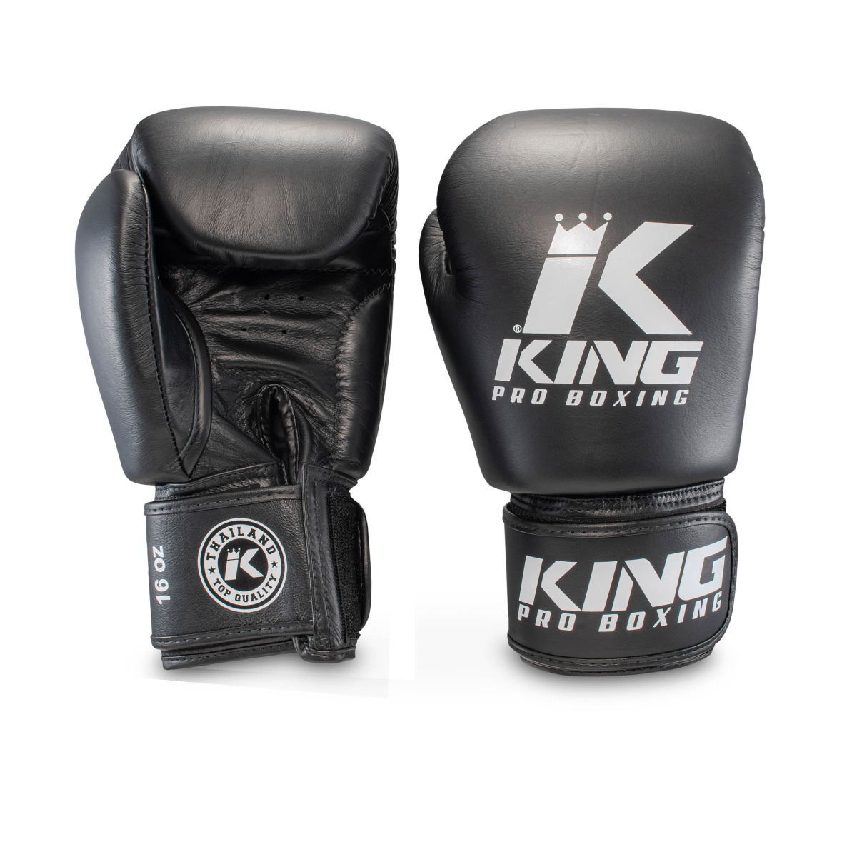 King Pro Boxing Kickbokshandschoenen Zwart (KPB BGVL 3 BLACK)