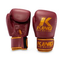 King Pro Boxing Kickbokshandschoenen Rood (KPB BGVL 3 OXBLOOD)