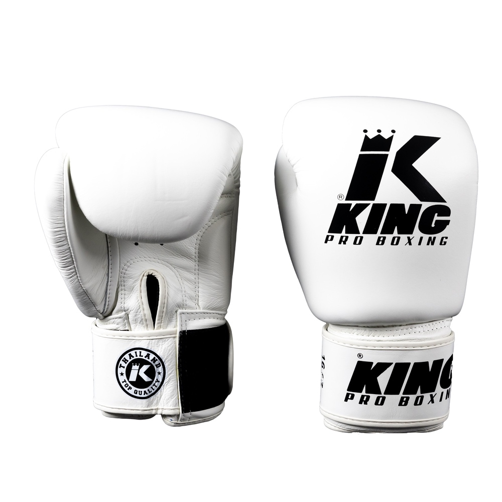 King Pro Boxing Kickbokshandschoenen Wit (KPB BGVL 3 WHITE)