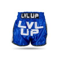 LVL-UP Kickboksbroekje Satin met Logo (LVL-UP LOGO 3)