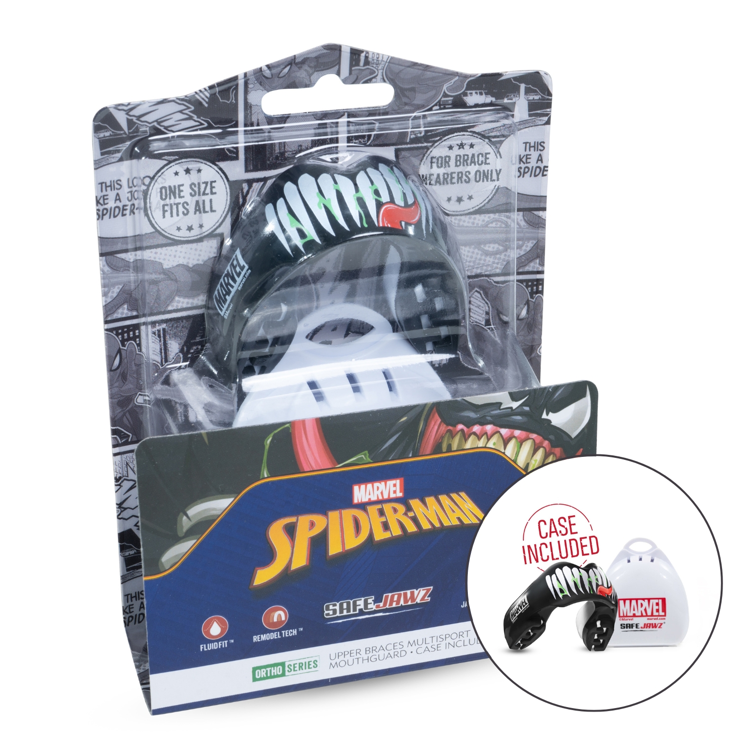 Vecht Sport Gebitsbescherming Venom (SAFEJAWZ MARVEL BRACES VENOM)