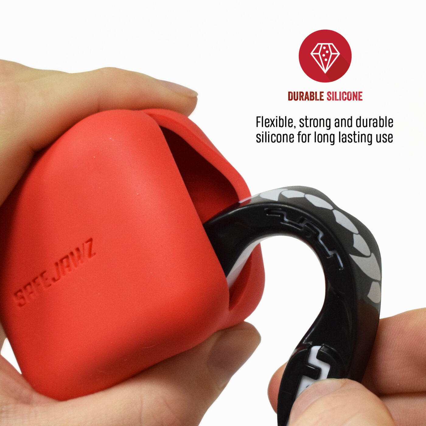 SAFEJAWZ Mondbeschermer Case Silicone (SAFEJAWZ MOUTHGUARD SPRAY)