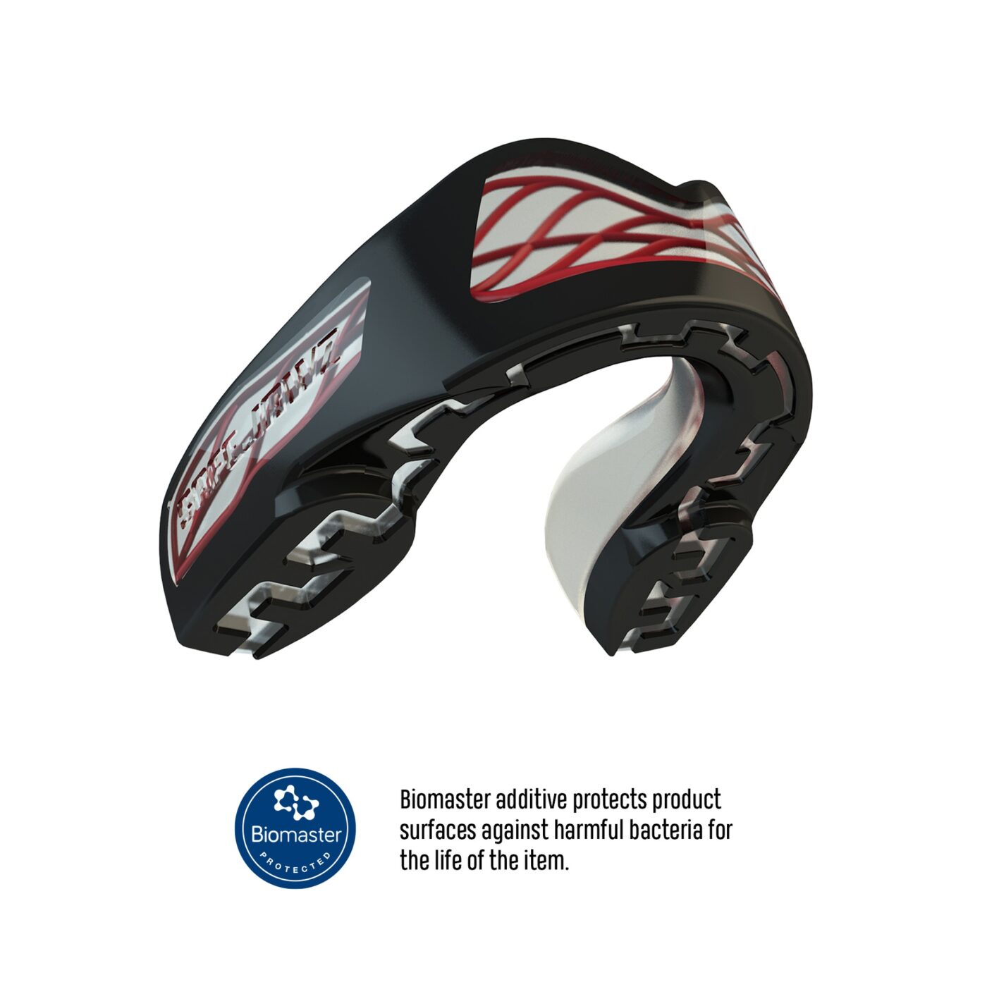 SAFEJAWZ Nitro Mondbeschermer Zwart Rood (SAFEJAWZ NITRO BLACK RED)