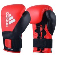 adidas (kick)bokshandschoenen Hybrid 250 Training , rood - zwart