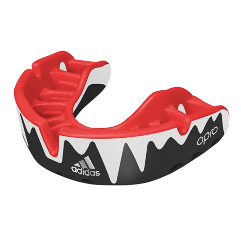 adidas gebitsbeschermer OPRO Gen4 Platinum-Edition Rood/Zwart/Wit Senior