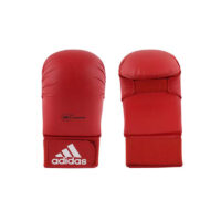 adidas Wkf Karatehandschoen Zonder Duim , rood