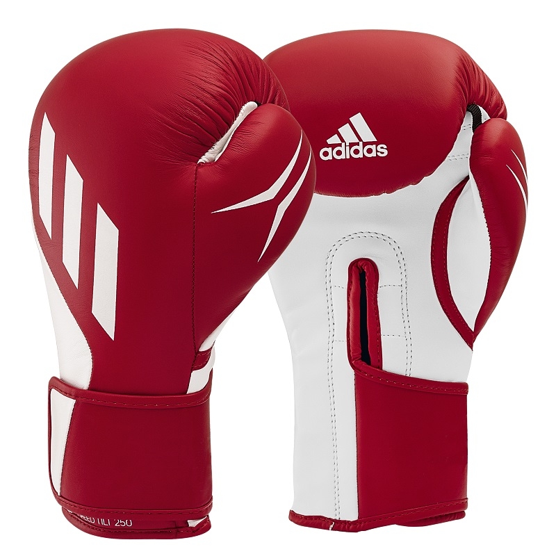 adidas (kick)bokshandschoenen Speed Tilt 250 Training , rood - wit