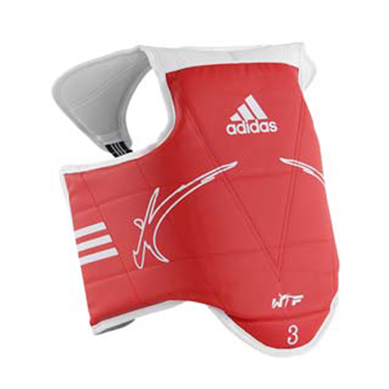 adidas omkeerbare bodyprotector Kids , rood - blauw