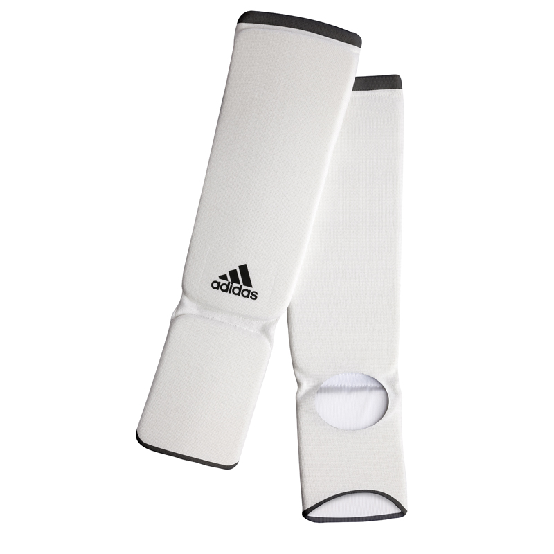 adidas Elastische Scheen- En Wreefbeschermers , wit
