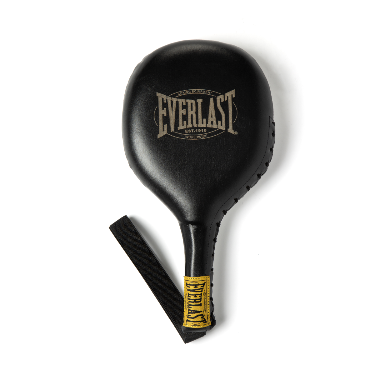 Everlast 1910 Leather Striking Paddles (Black/White) One Size