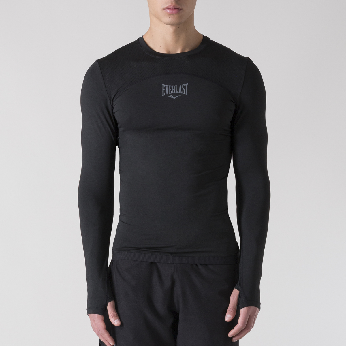 Everlast Compression Long Sleeve T-shirt Zwart XXL (Zwart) Everlast Compression Long Sleeve T-shirt Zwart XXL (Zwart)
