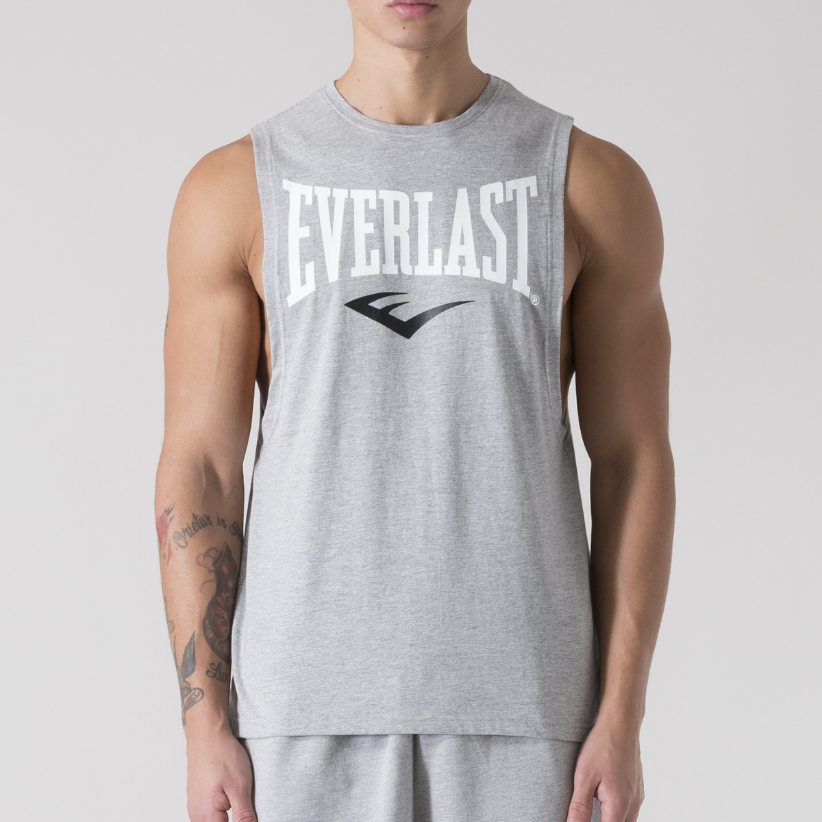 Everlast Logo Tank Top Grijs M (Grijs)