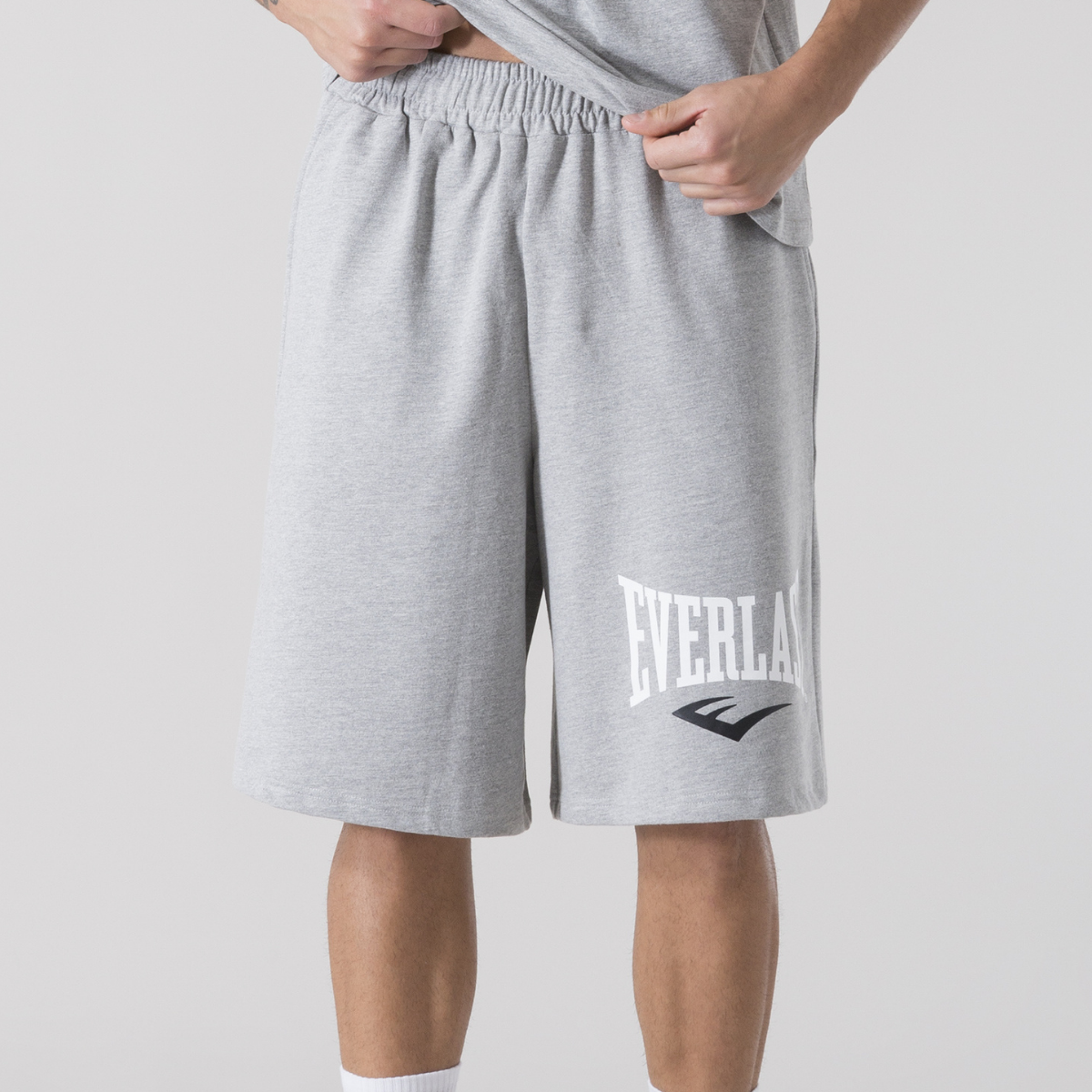 Everlast Logo Shorts Grijs L (Grijs)