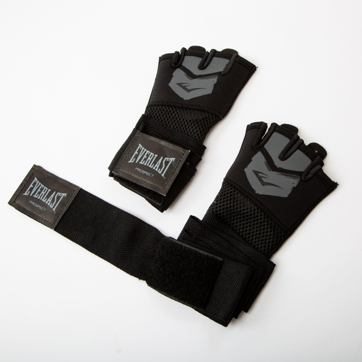 Everlast Prospect Quick Wraps, Black/grey S/M (Zwart/Grijs)