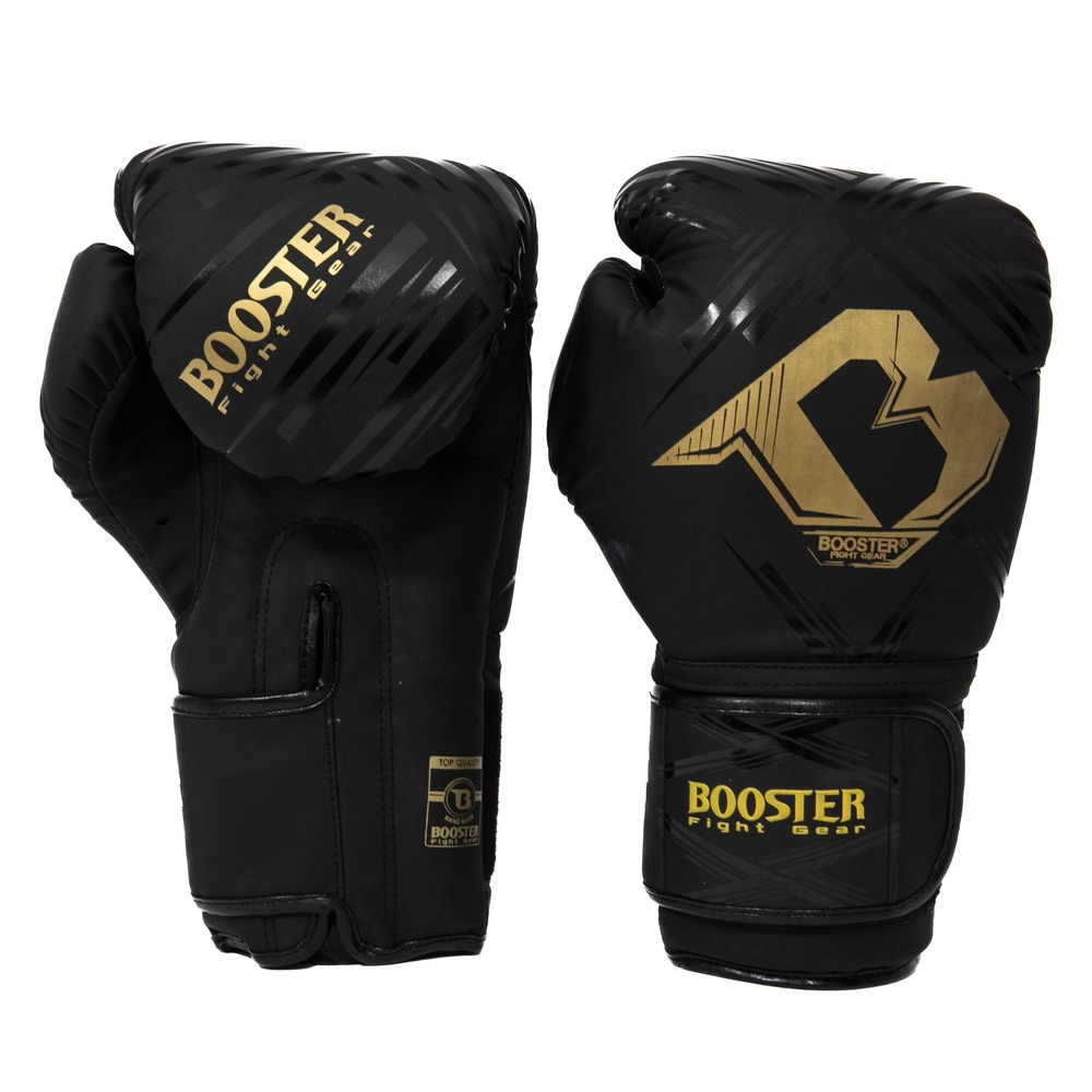 Booster Alpha Kickbokshandschoenen Zwart Goud (BFG ALPHA BLACK GOLD)