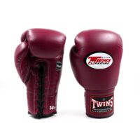 Twins Lace-Up Bokshandschoenen Maroon (BGLL-1-MAROON)