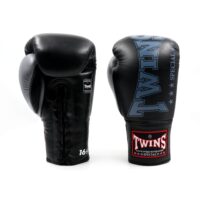 Twins Special Kickbokshandschoenen Lace Up Zwart (BGLL 8 BLACK LACED)