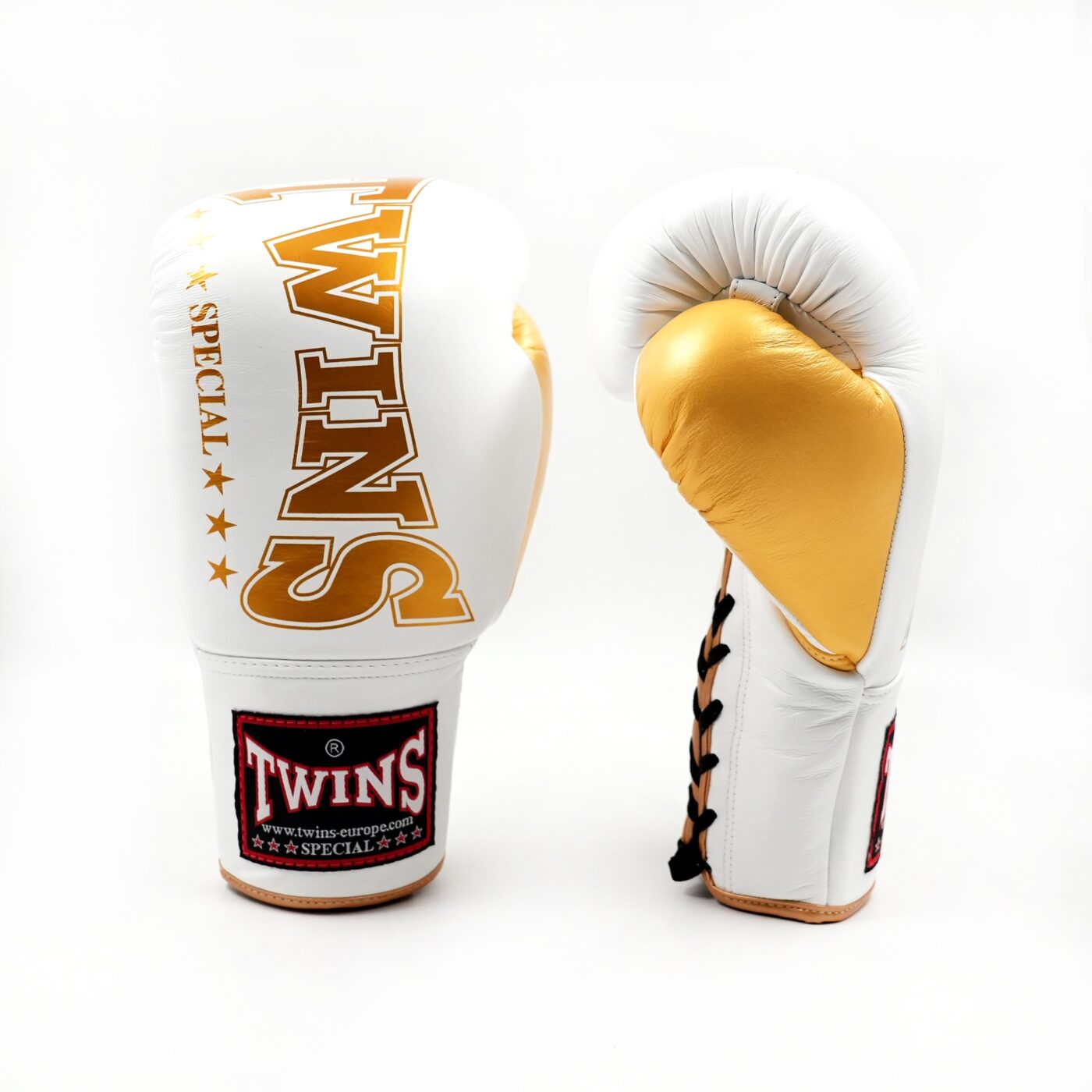 Twins Special Lace Up Bokshandschoenen Wit (BGLL 8 WHITE LACED)