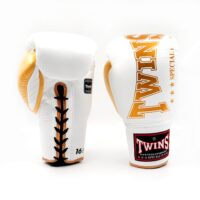 Twins Special Lace Up Bokshandschoenen Wit (BGLL 8 WHITE LACED)