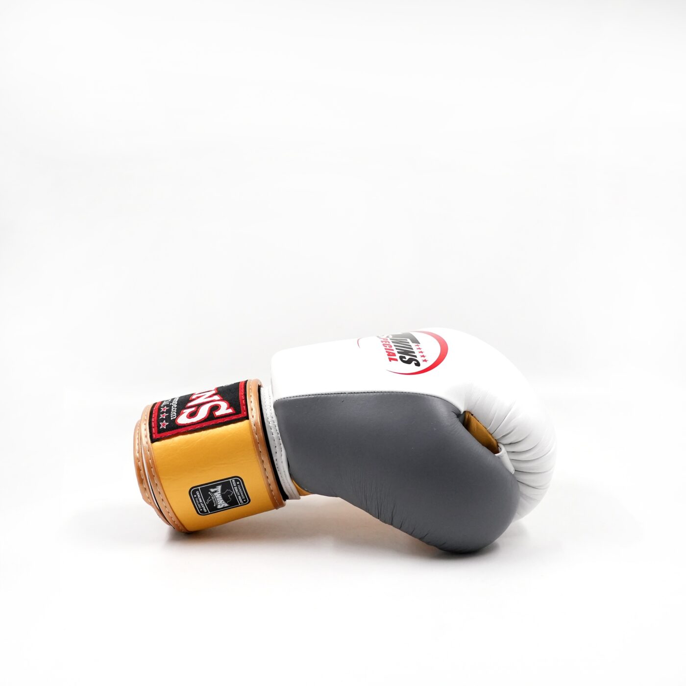 Twins Special BGVL-3 Kickbokshandschoenen Gold (BGVL 3 GOLD WHITE GREY)