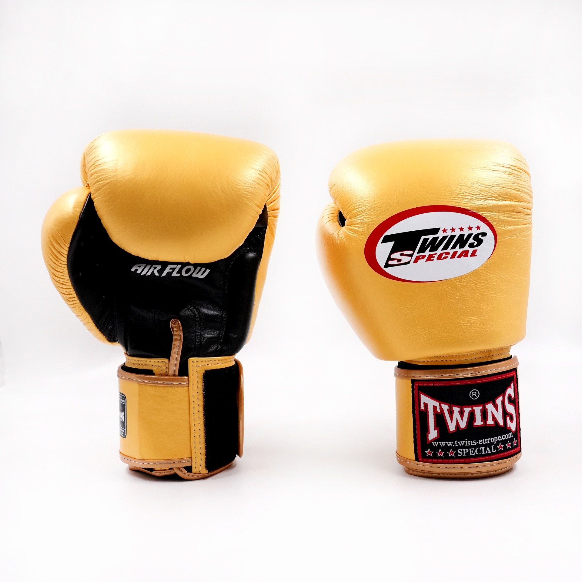 Twins Special Air-Flow Kickbokshandschoenen (BGVL 3 AIR BLACK GOLD)