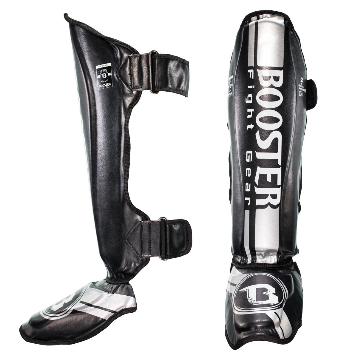 Booster V3 Scheenbeschermers Kickboksen Zilver (BSG V 3 SILVER)