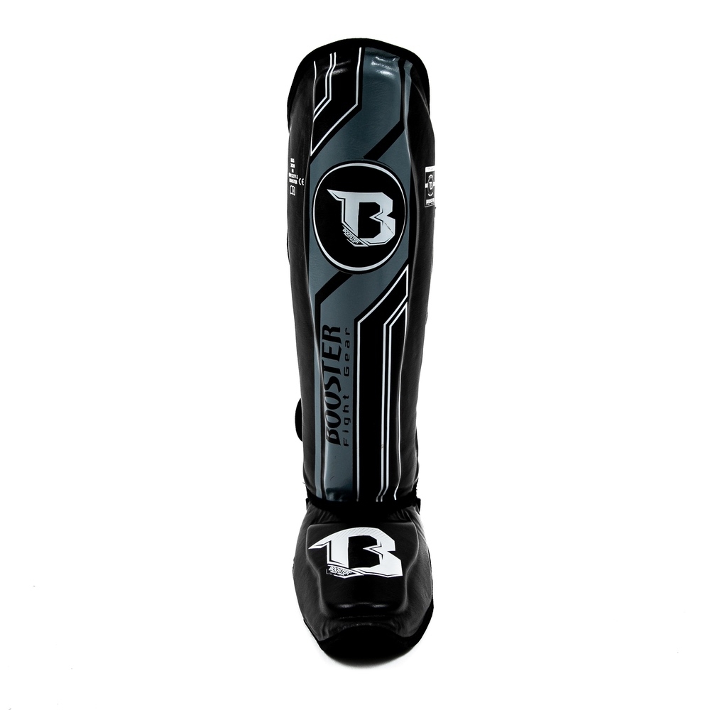 Booster V9 Scheenbeschermers Kickboksen Zwart (BSG V9 BLACK GREY) Booster V9 Scheenbeschermers Kickboksen Zwart (BSG V9 BLACK GREY)