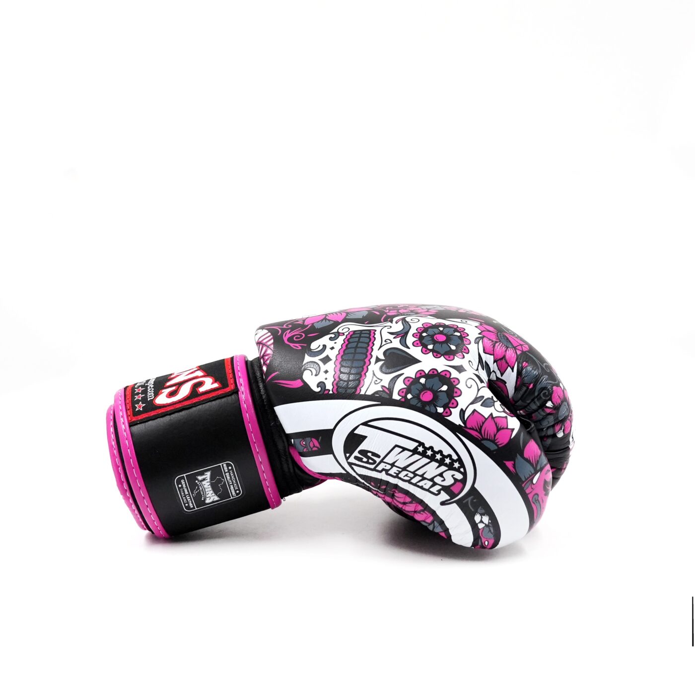 Twins BGVL3 Fantasy Kickbokshandschoenen Roze (FBGVL-3-SKULL-PINK)