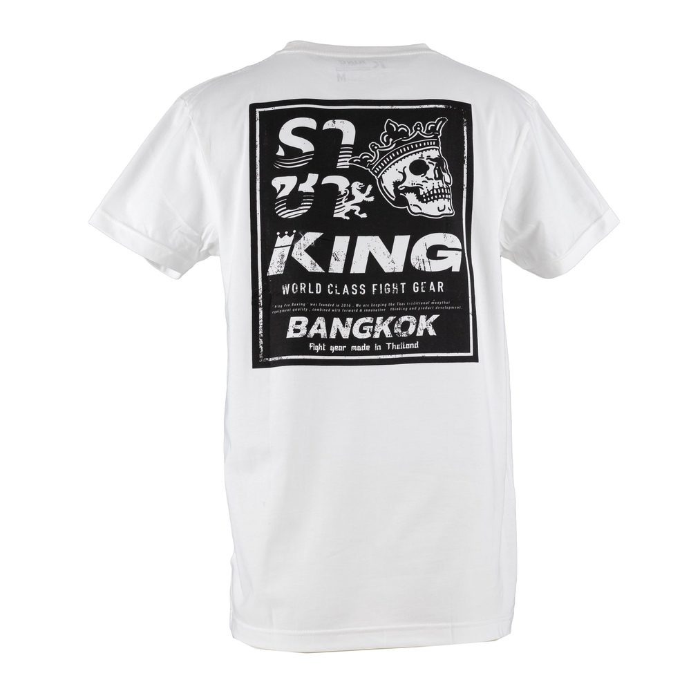 King Pro Boxing Skull T-shirt Wit (KPB-TS-SKULL-01) King Pro Boxing Skull T-shirt Wit (KPB-TS-SKULL-01)