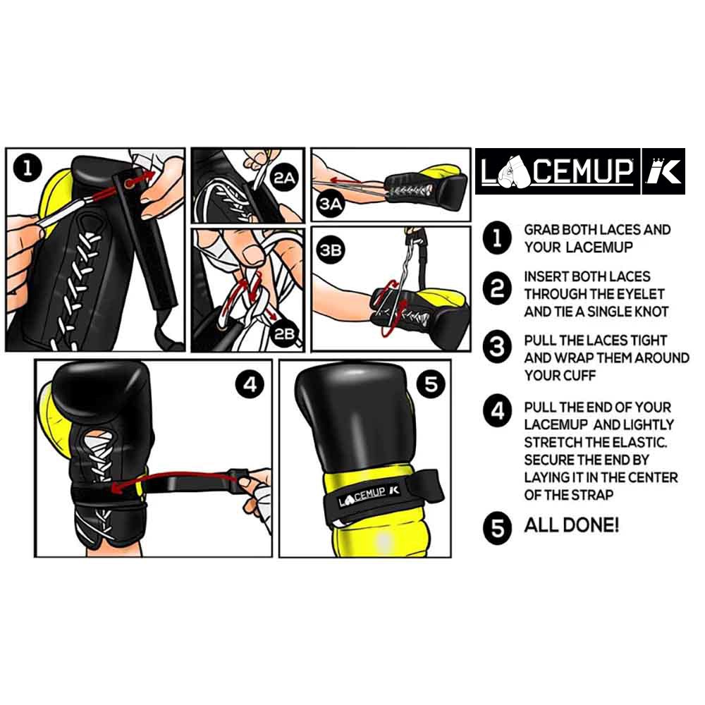 K KING Lacemup Lace Converter Velcro (LACEMUPK)