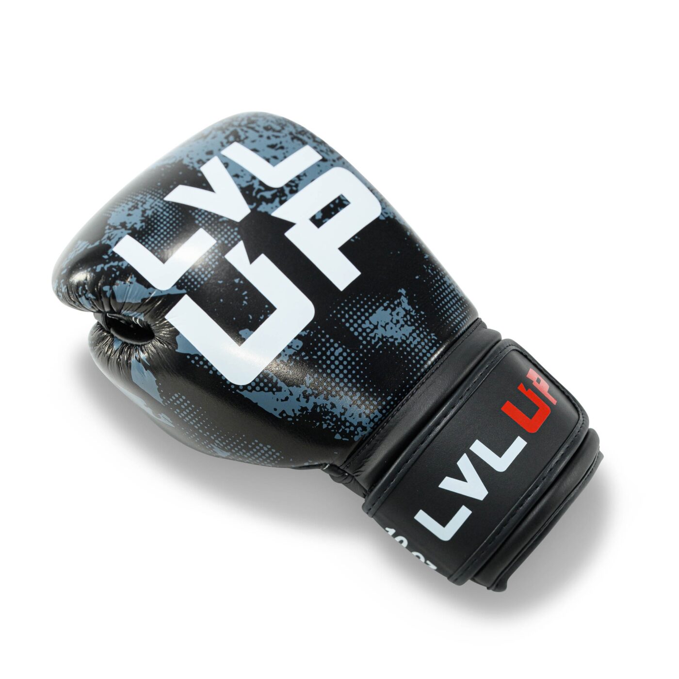 LVLUP Kickbokshandschoenen Zwart Grijs (LVL-UP-BG-STADIUM-1)