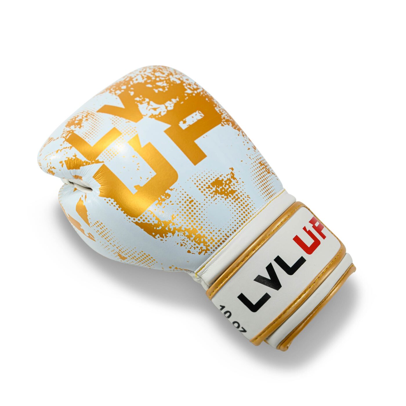 LVLUP Bokshandschoenen Wit Goud 2 (LVL-UP BG STADIUM 2)