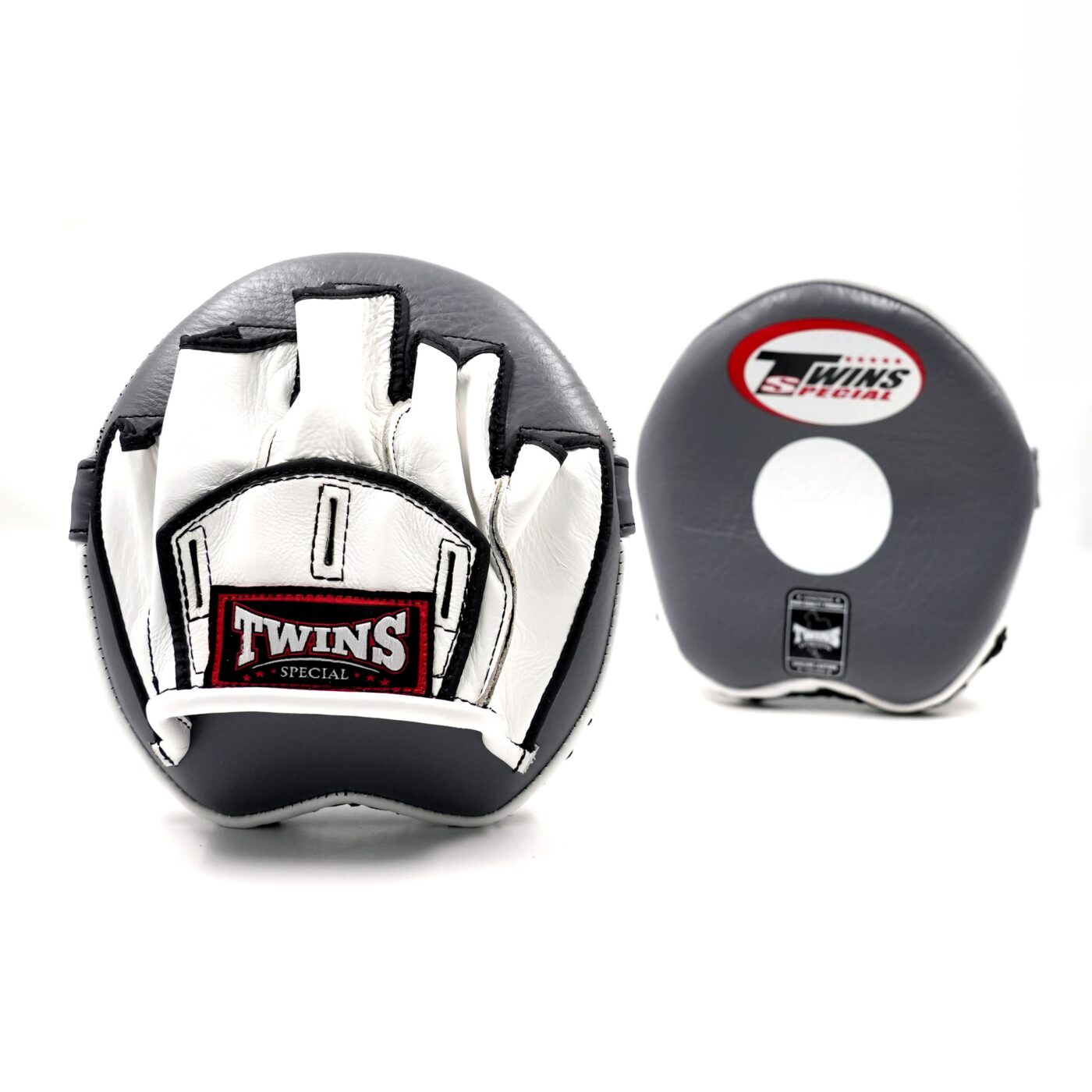 Twins PML13 Speed Mitts Leer Grijs Wit (PML-13-GREY-WHITE)