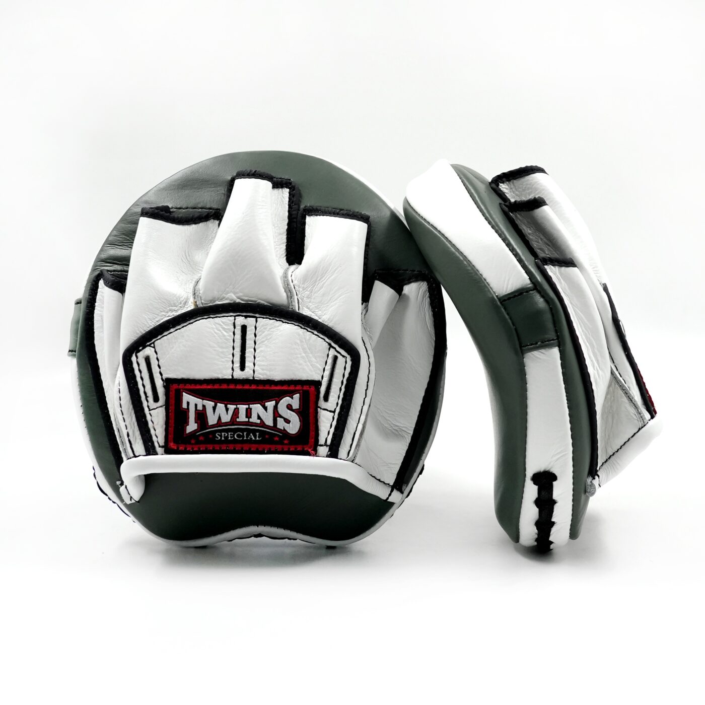 Twins PML-13 Speed Mitts Leer Olive/Wit (PML-13-OLIVE-WHITE)