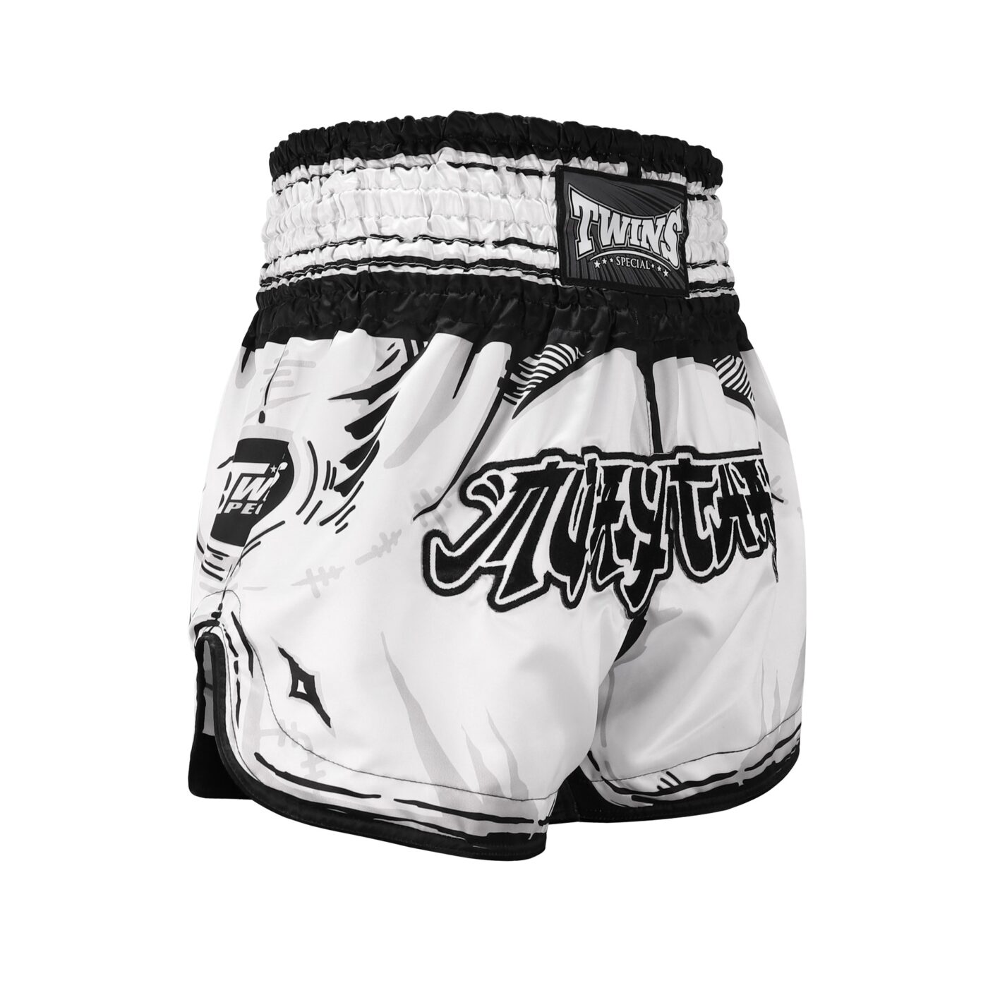 Twins Special Kickboksbroekje Satin Muay Thai (TTBL COMIC)