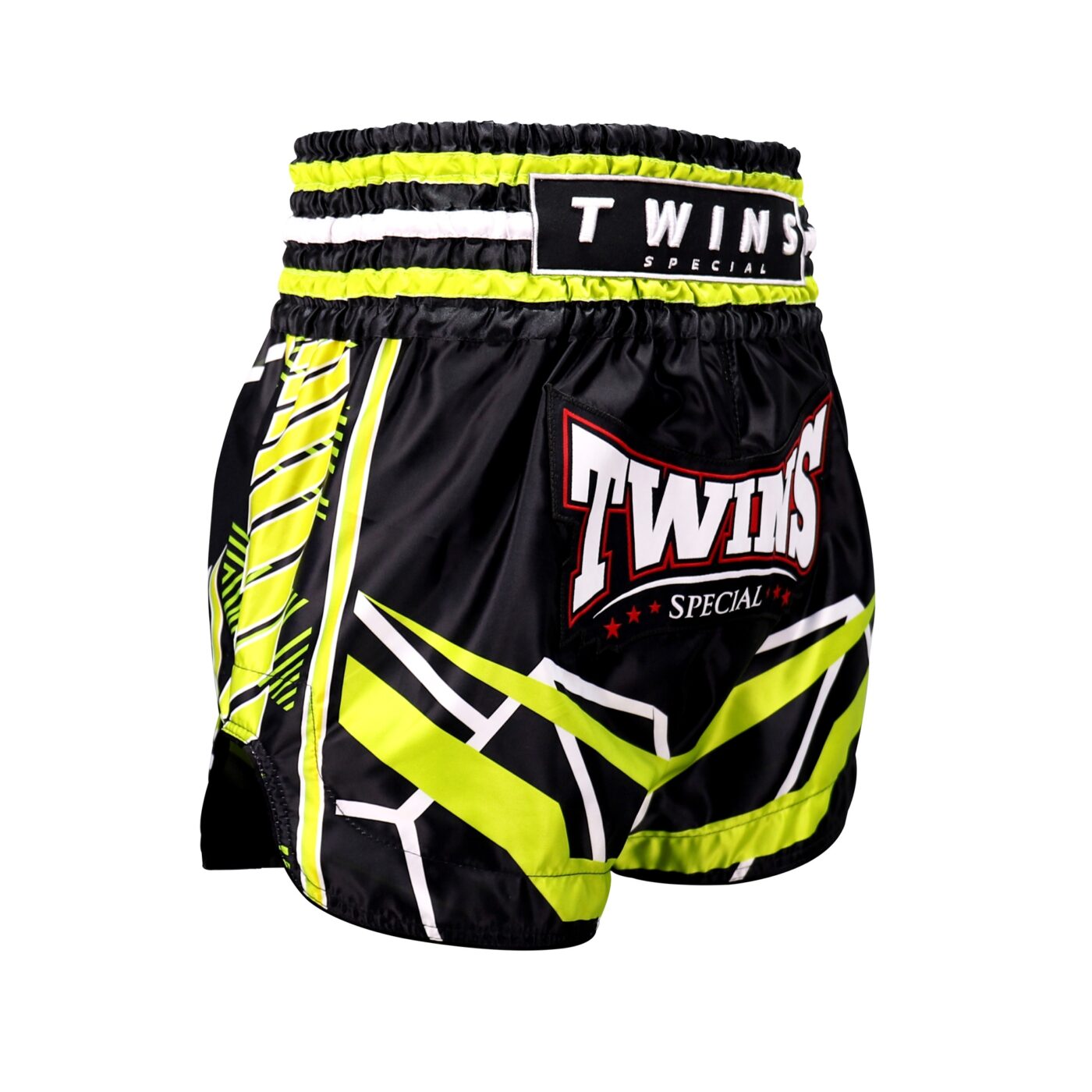 Twins Special Kickboksbroekje Racing Black Green (TTBL RACING BLACK GREEN)