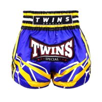 Twins Special Kickboksbroekje Racing Blue Yellow (TTBL RACING BLUE YELLOW)