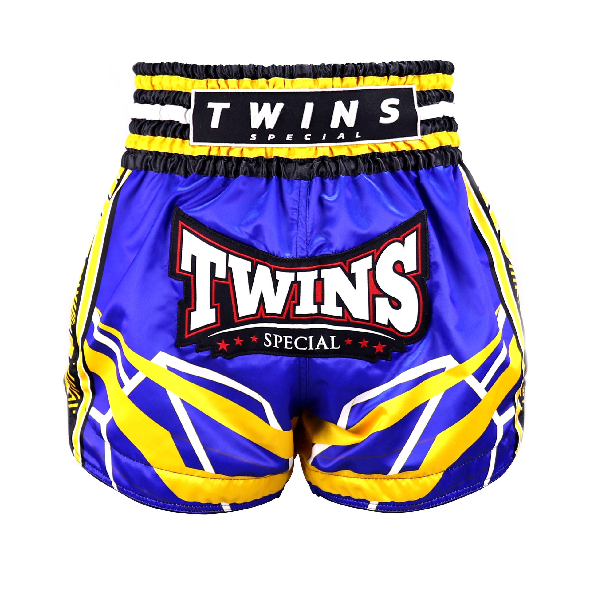 Twins Special Kickboksbroekje Racing Blue Yellow (TTBL RACING BLUE YELLOW)