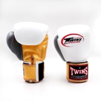 Twins Special BGVL-3 Kickbokshandschoenen Gold (BGVL 3 GOLD WHITE GREY)