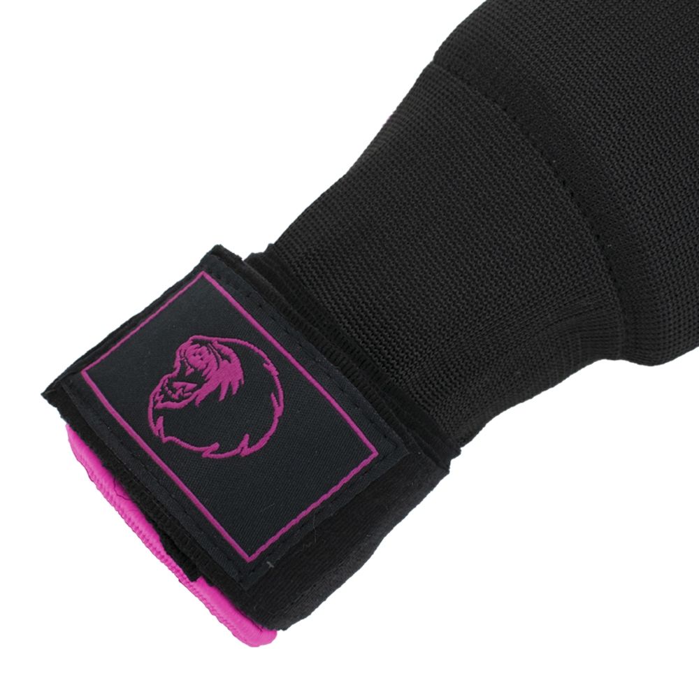 Super Pro Combat Gear Binnenhandschoen - Met Bandage - Roze / Zwart Super Pro Combat Gear Binnenhandschoen - Met Bandage - Roze / Zwart