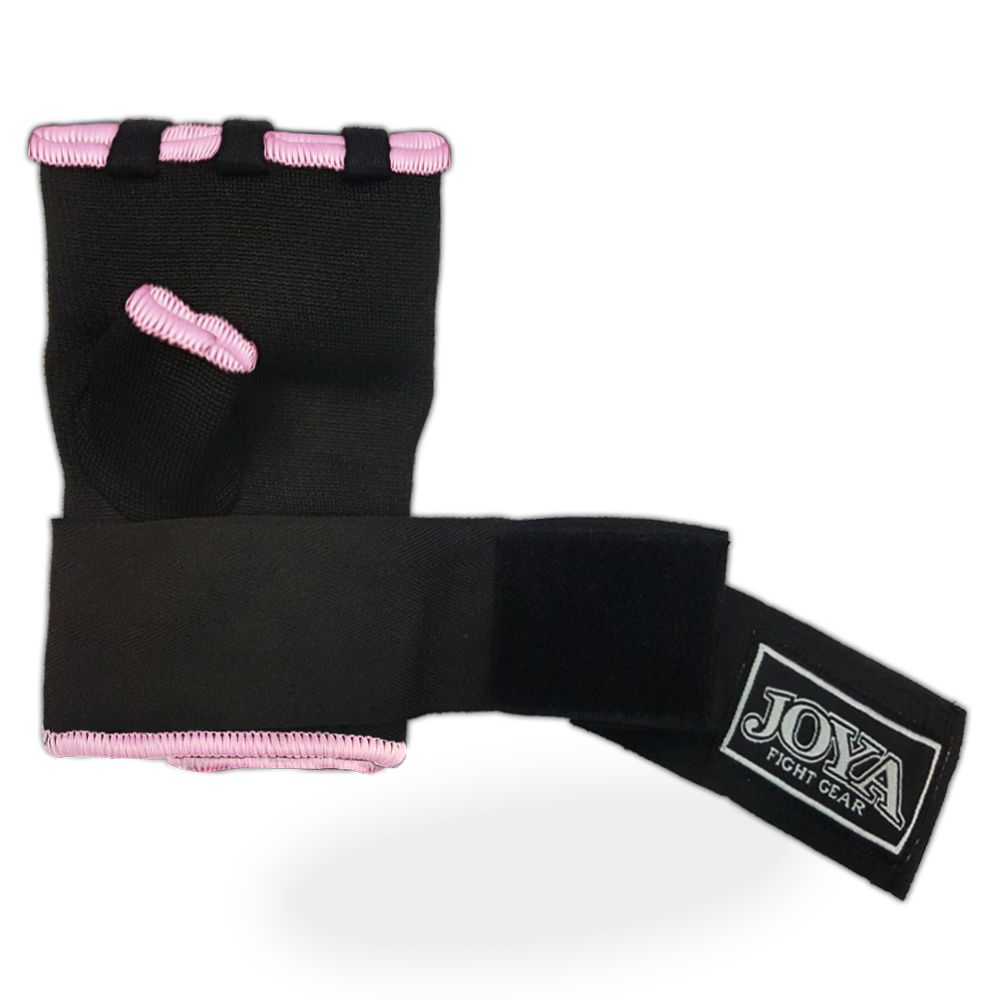 Joya Binnenhandschoenen Met Band En Duim Roze Zwart Joya Binnenhandschoenen Met Band En Duim Roze Zwart