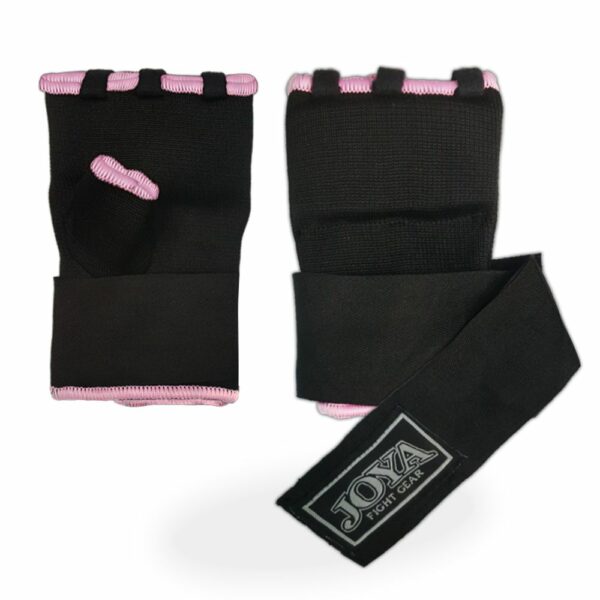 Joya Binnenhandschoenen Met Band En Duim Roze Zwart