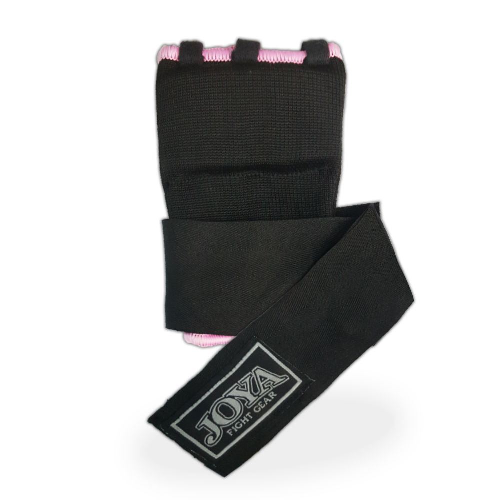 Joya Binnenhandschoenen Met Band En Duim Roze Zwart Joya Binnenhandschoenen Met Band En Duim Roze Zwart