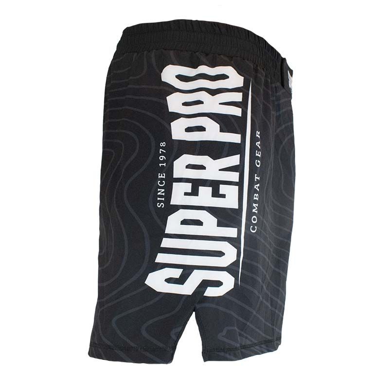 Super Pro Combat Gear MMA broekje - S - Zwart / Wit Super Pro Combat Gear MMA broekje - S - Zwart / Wit