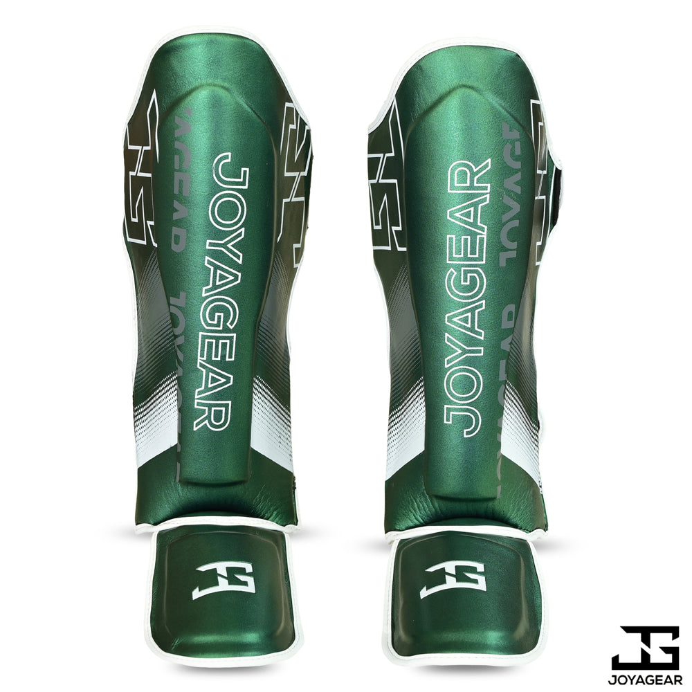 Joya Evolution Scheenbeschermers Groen Wit Joya Evolution Scheenbeschermers Groen Wit