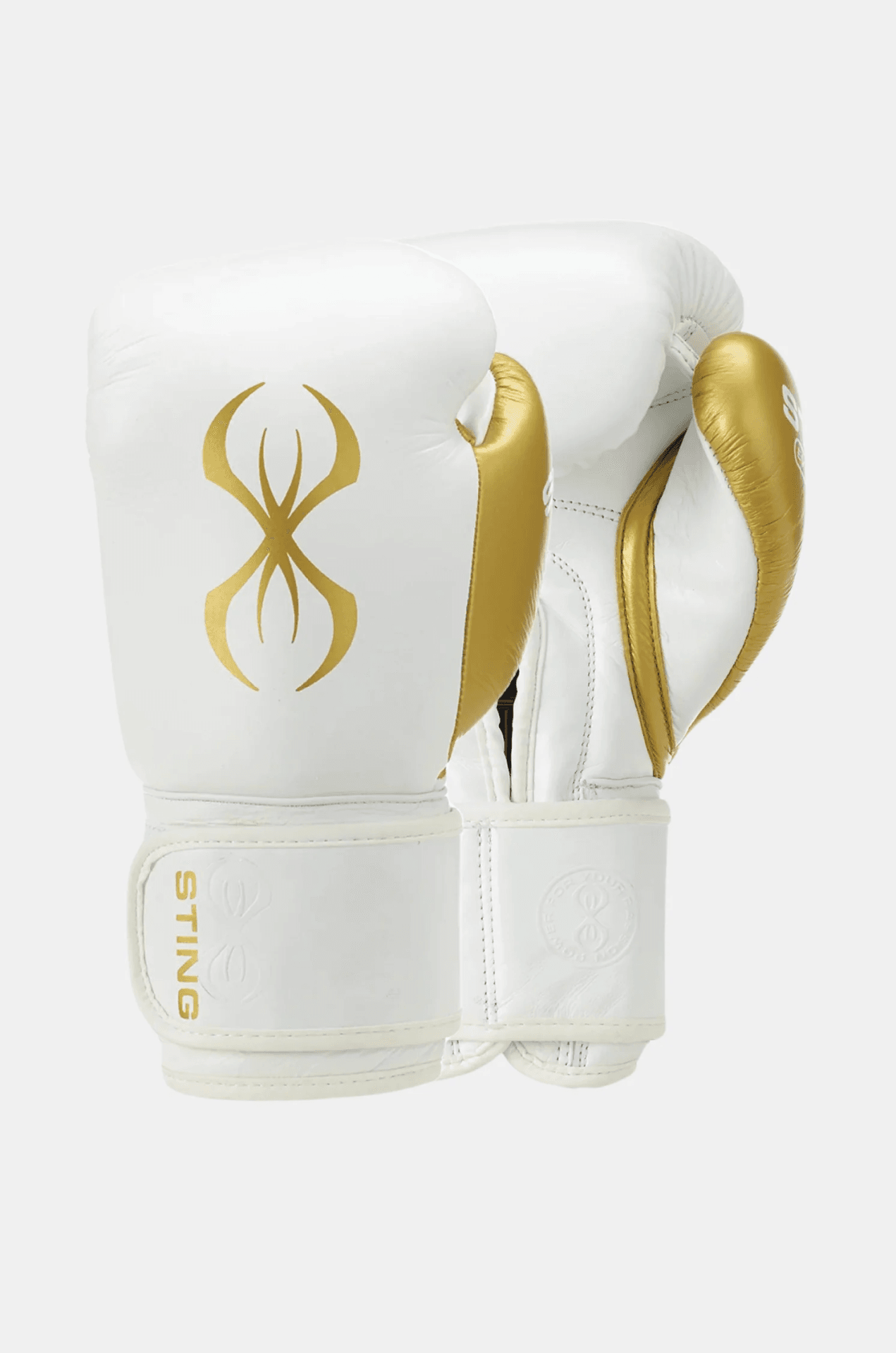 Sting Bokshandschoen - Evolution - Zwart / Goud / Wit (10404) Sting Bokshandschoen - Evolution - Zwart / Goud / Wit (10404)