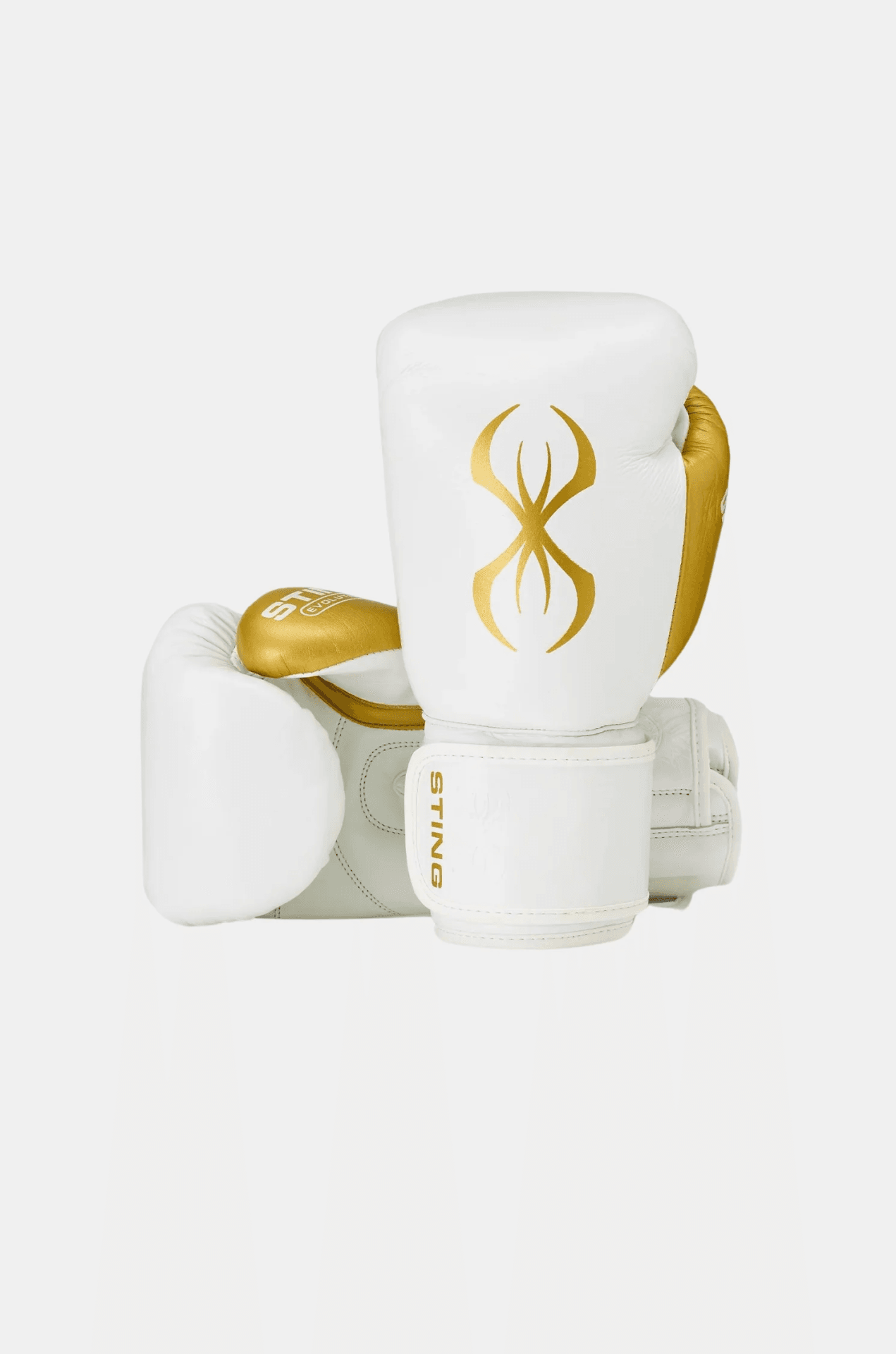Sting Bokshandschoen - Evolution - Zwart / Goud / Wit (10404) Sting Bokshandschoen - Evolution - Zwart / Goud / Wit (10404)